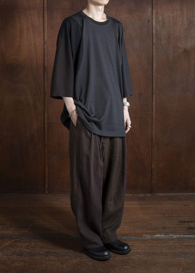 Jurgen Lehl ショートスリーブTシャツ クロ J0552UBM643-19