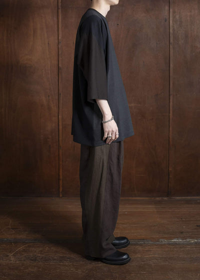 Jurgen Lehl ショートスリーブTシャツ クロ J0552UBM643-19