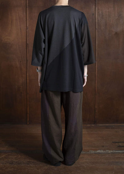 Jurgen Lehl ショートスリーブTシャツ クロ J0552UBM643-19