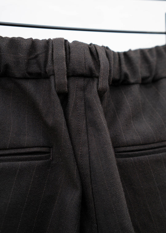 YOKO SAKAMOTO CLASSIC EASY TROUSERS / BROWN