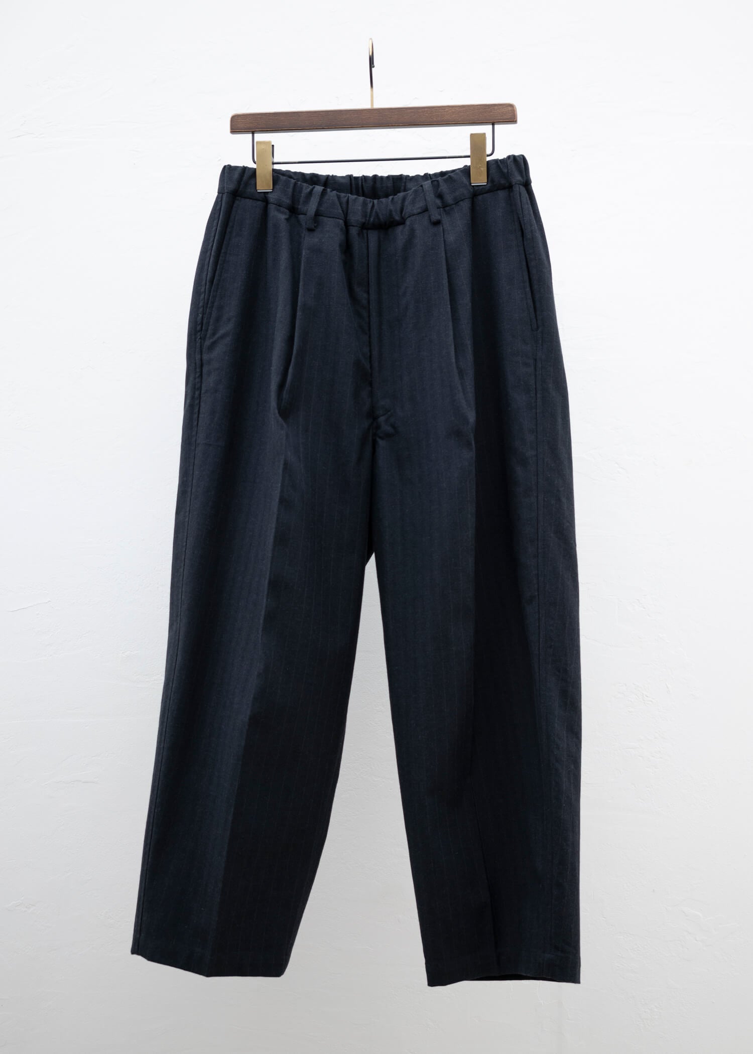 YOKO SAKAMOTO CLASSIC EASY TROUSERS / CHARCOAL GRAY