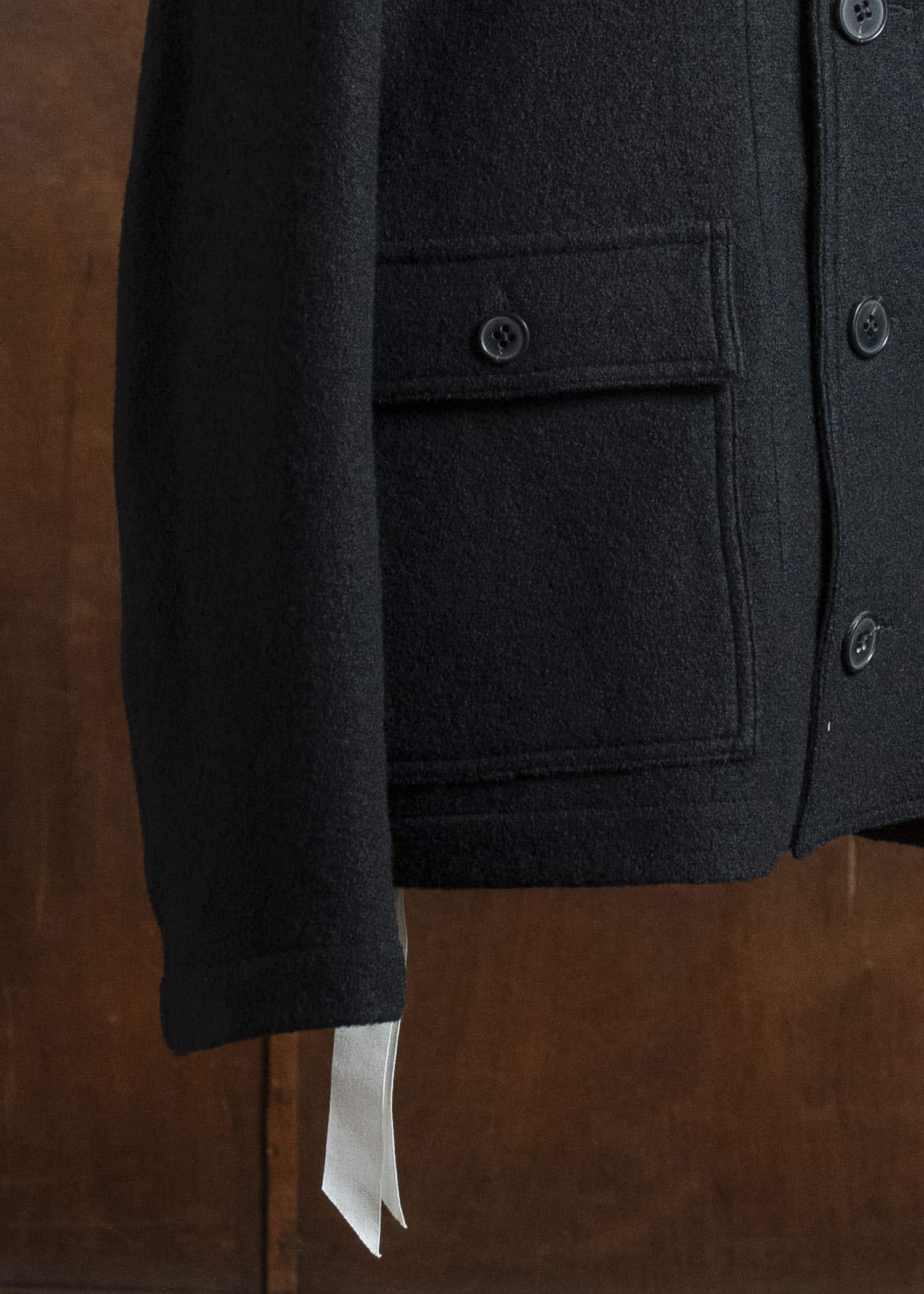 DIOMENE JOHANN BOILED WOOL SUBMARINER JACKET 15 METEORITE DDM-JK - 0026 / DDM 3981