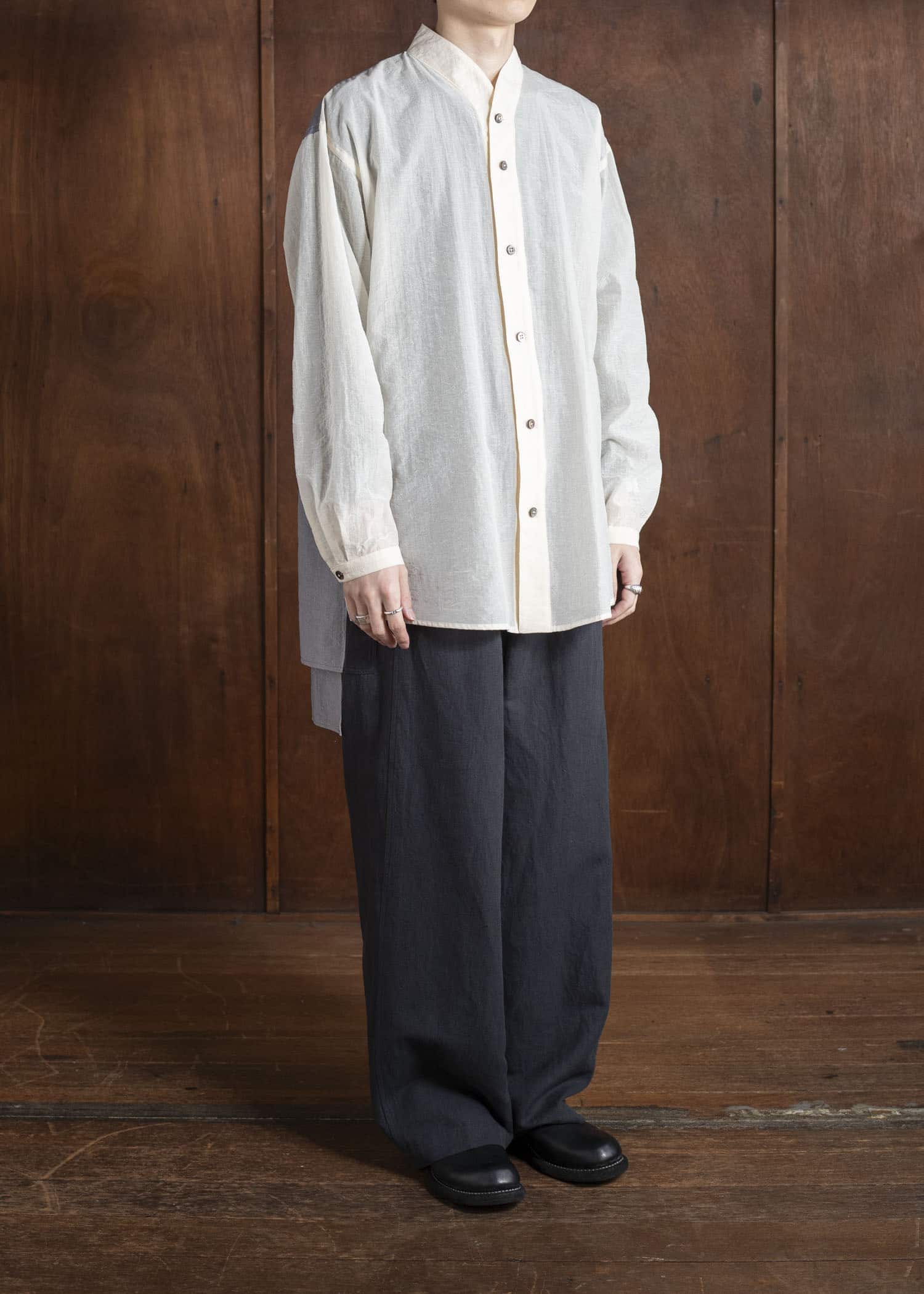 amachi. Membrane Dress Shirt [ × YURIKO TAKAGI ] CONTEXT Special order AY16-8 Mt. gradation