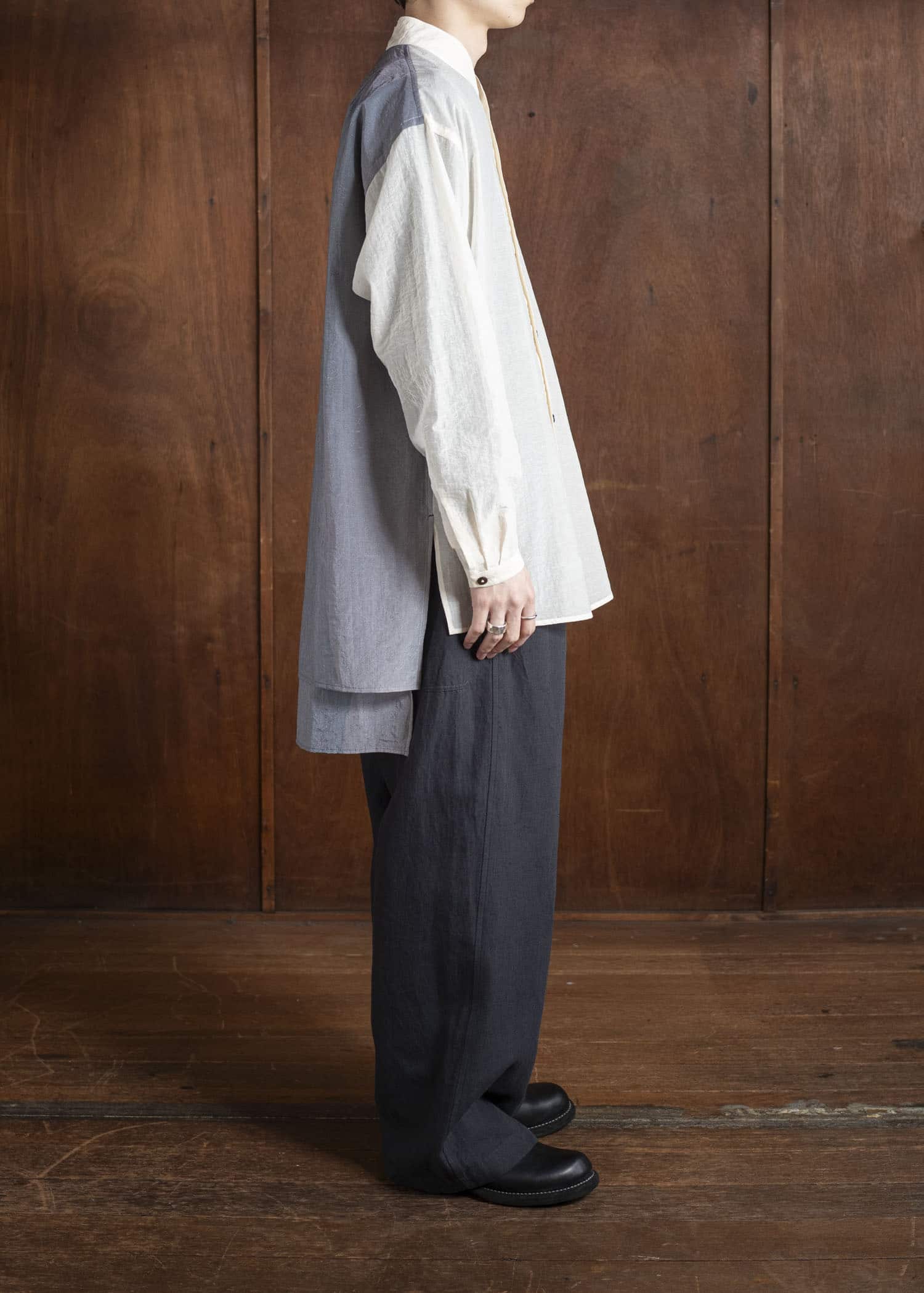 amachi. Membrane Dress Shirt [ × YURIKO TAKAGI ] CONTEXT Special order AY16-8 Mt. gradation