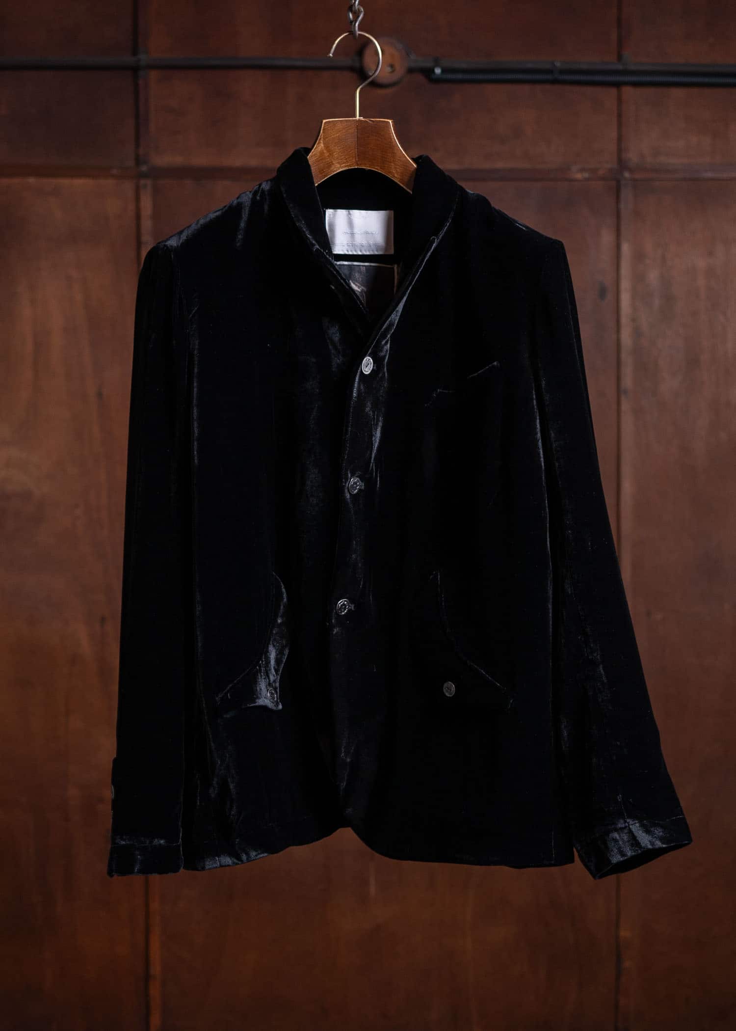 Professor.E Forgotten Materials - E Blazer (Velvet) Black 24FW-FM-JKT-03