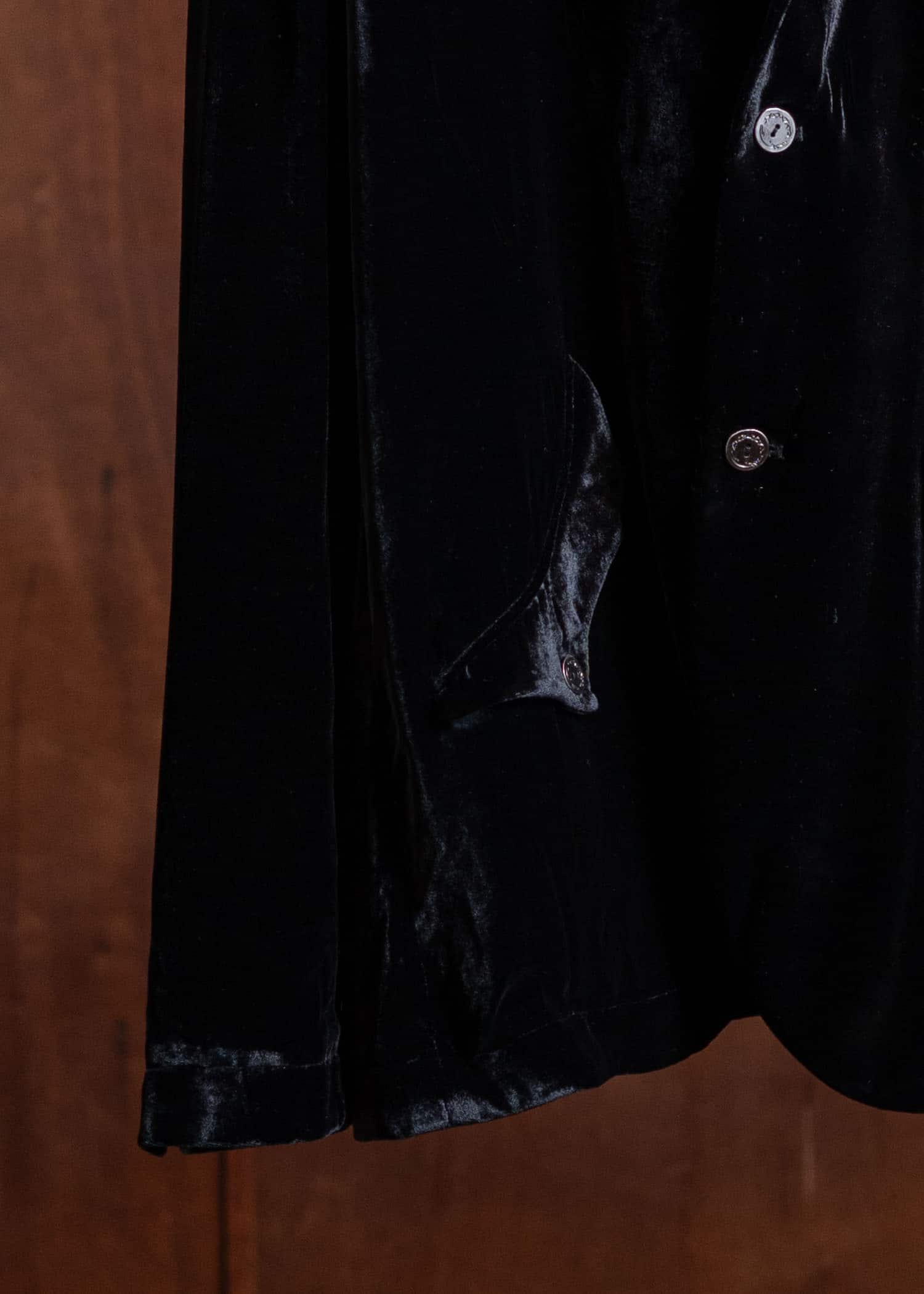 Professor.E Forgotten Materials - E Blazer (Velvet) Black 24FW-FM-JKT-03