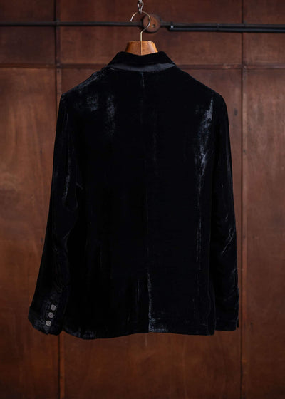 Professor.E Forgotten Materials - E Blazer (Velvet) Black 24FW-FM-JKT-03