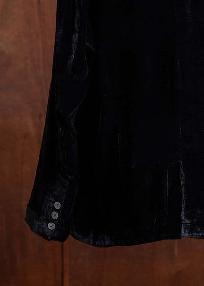 Professor.E Forgotten Materials - E Blazer (Velvet) Black 24FW-FM-JKT-03