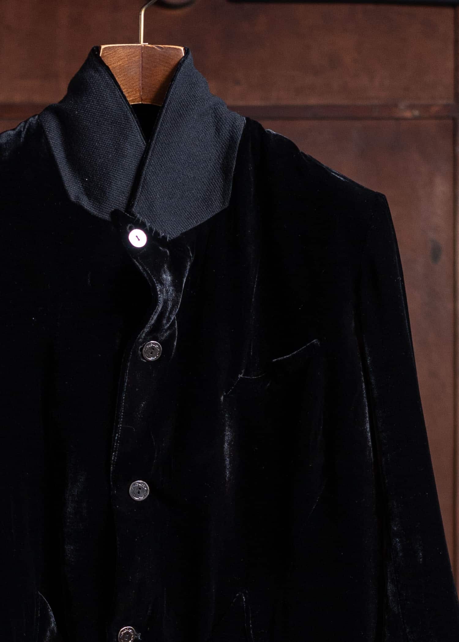 Professor.E Forgotten Materials - E Blazer (Velvet) Black 24FW-FM-JKT-03