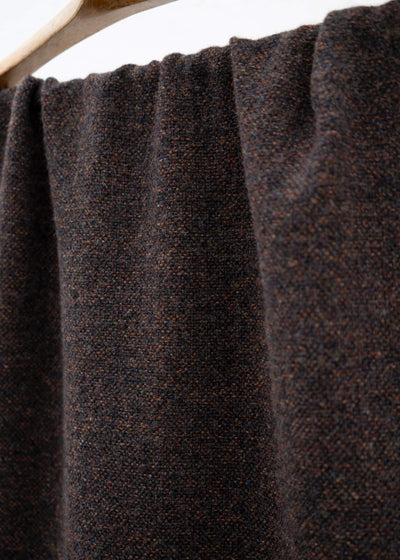 YOKO SAKAMOTO WOOL SCARF / BROWN