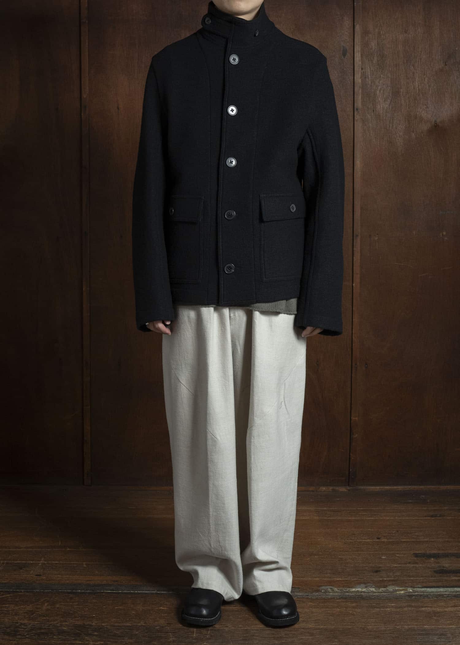 DIOMENE JOHANN BOILED WOOL SUBMARINER JACKET 15 METEORITE DDM-JK - 0026 / DDM 3981