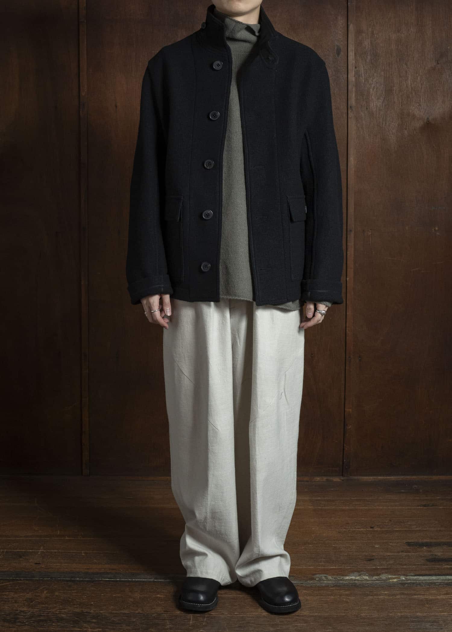 DIOMENE JOHANN BOILED WOOL SUBMARINER JACKET 15 METEORITE DDM-JK - 0026 / DDM 3981