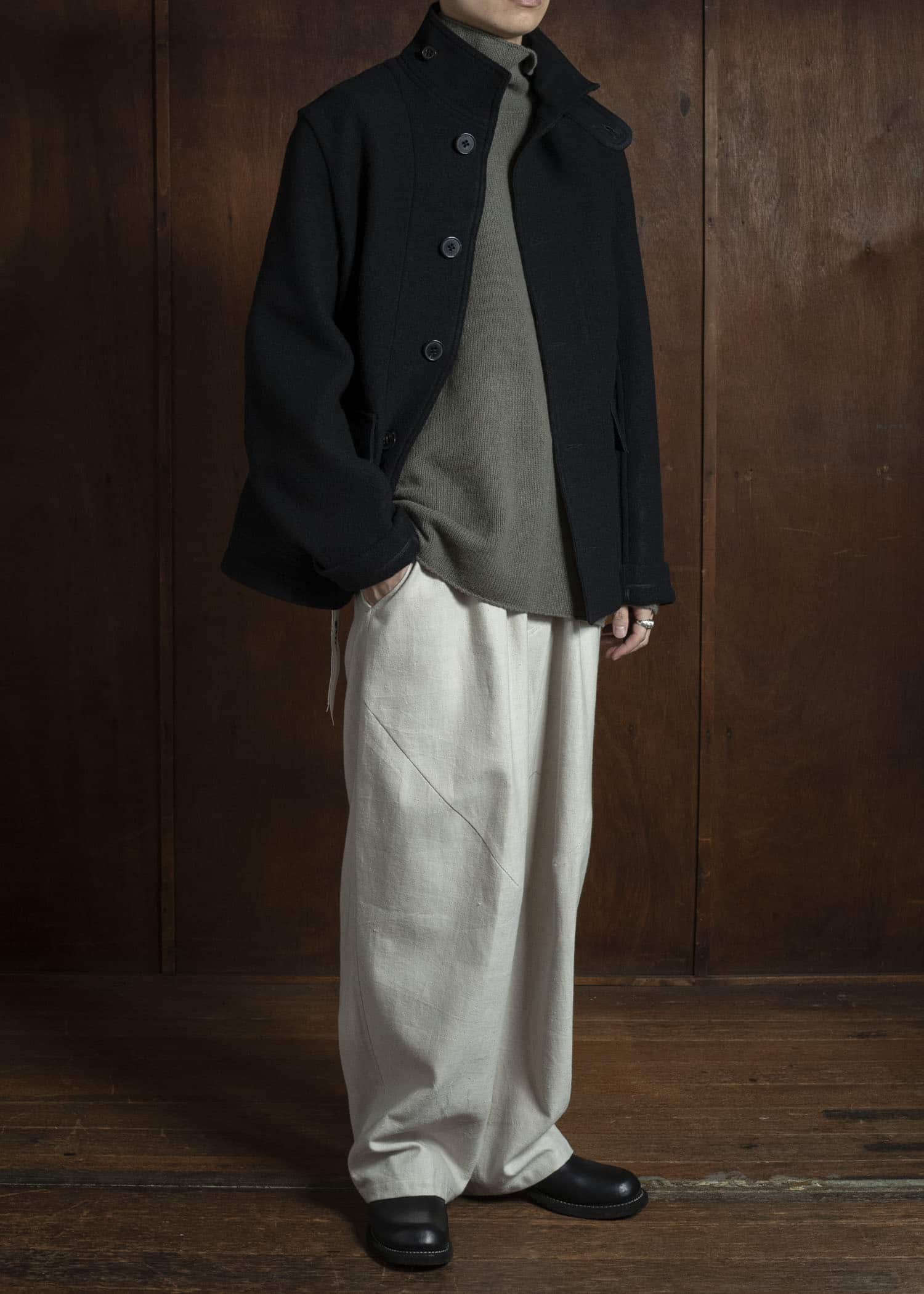 DIOMENE JOHANN BOILED WOOL SUBMARINER JACKET 15 METEORITE DDM-JK - 0026 / DDM 3981