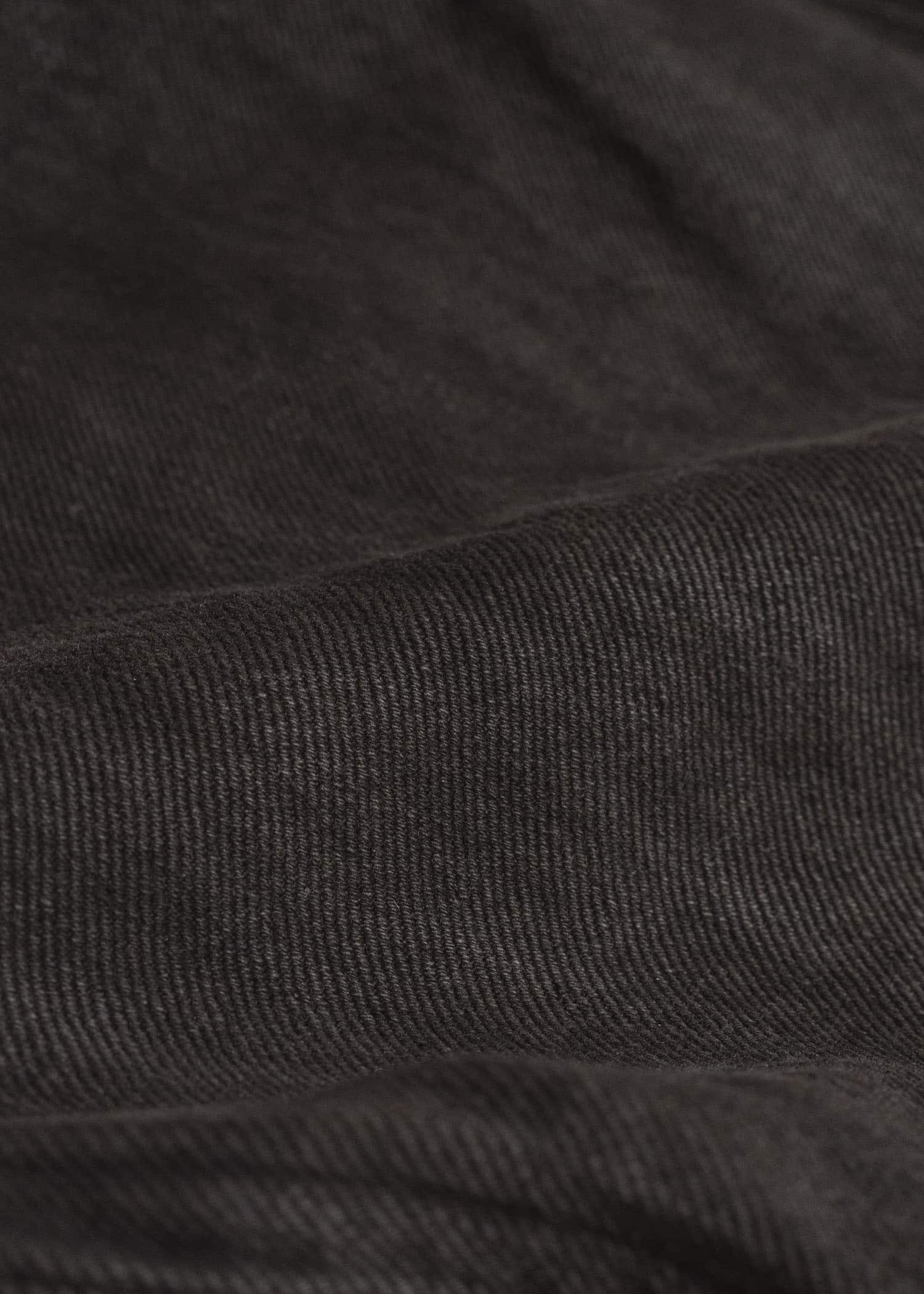 JAN-JAN VAN ESSCHE TROUSERS#90 OVERSIZED 6-POCKET DENIM WITH DRAWSTRING INSIDE Hemp Co Bamboo Twill | Doro Zome