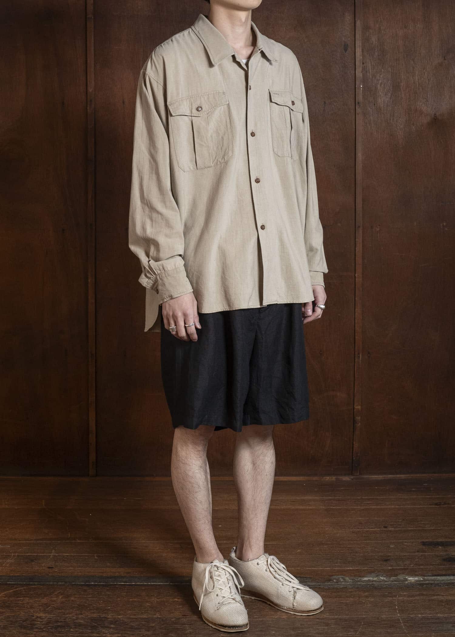 MARK.S MS0028 OPEN - L/S LIGHT GRAY