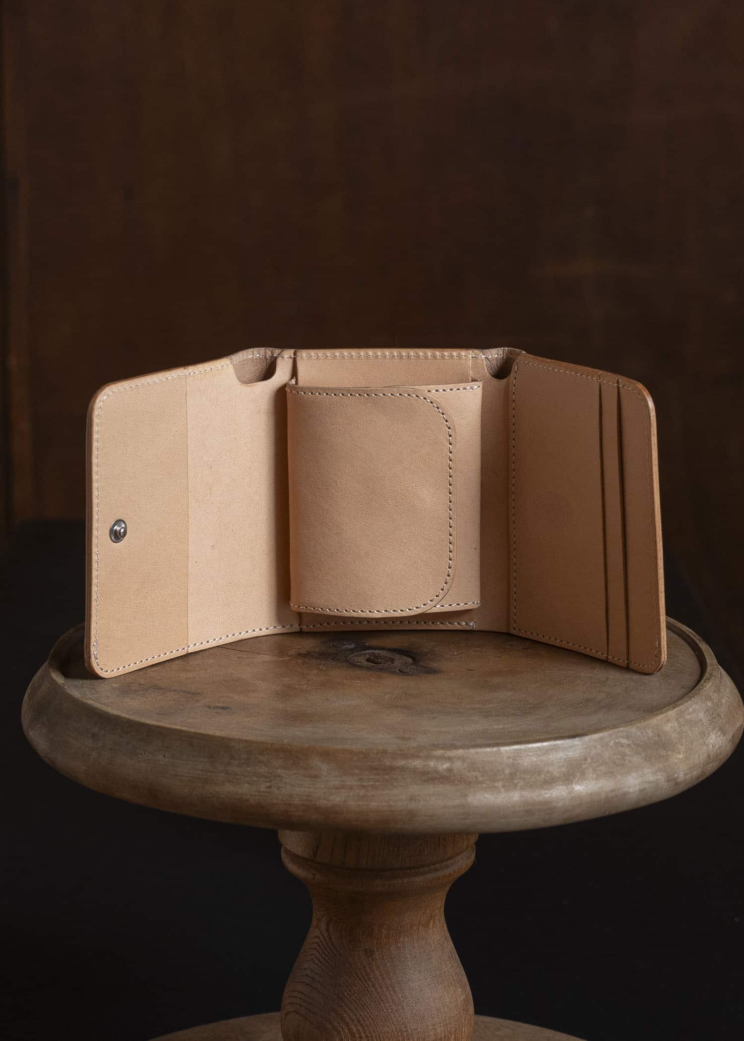PETROSOLAUM 81149-PO0 mountain fold wallet NATURAL