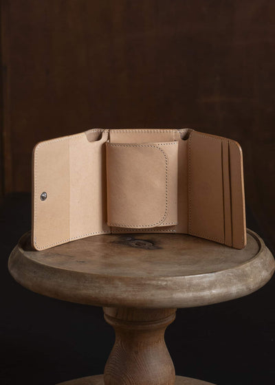 PETROSOLAUM 81149-PO0 mountain fold wallet NATURAL