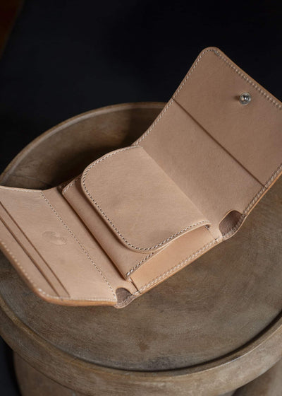 PETROSOLAUM 81149-PO0 mountain fold wallet NATURAL