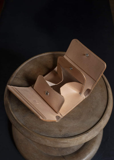 PETROSOLAUM 81149-PO0 mountain fold wallet NATURAL