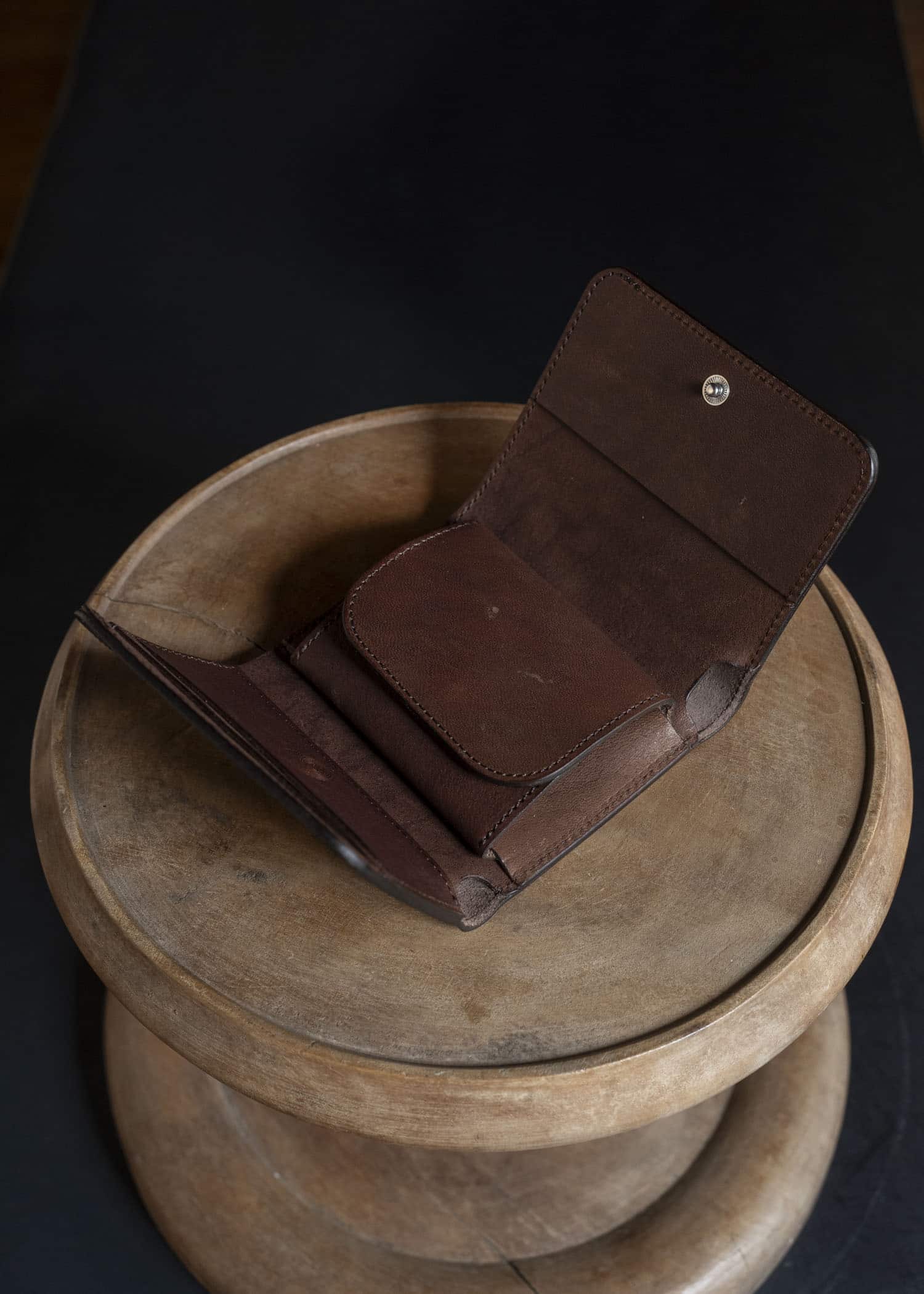 PETROSOLAUM 81149-PO0 mountain fold wallet DBR/BL
