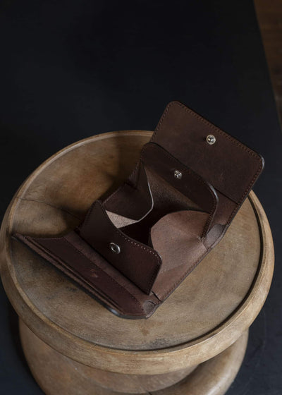 PETROSOLAUM 81149-PO0 mountain fold wallet DBR/BL