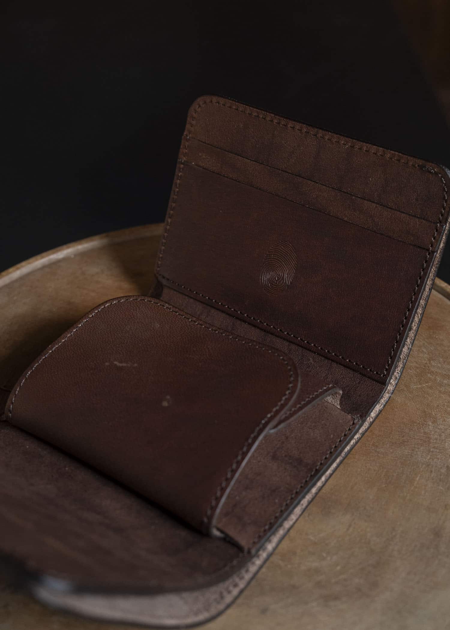 PETROSOLAUM 81149-PO0 mountain fold wallet DBR/BL
