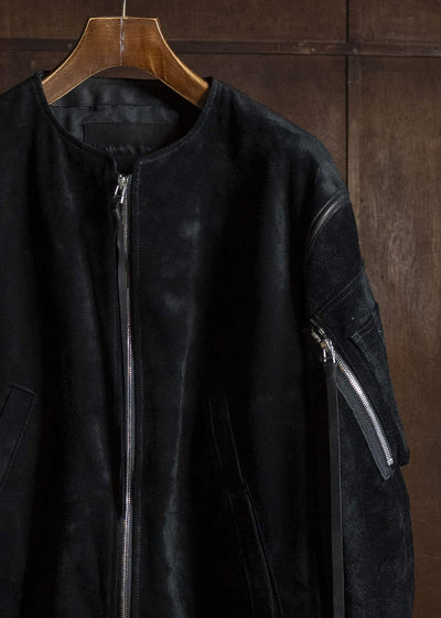 KLASICA 26F-LJK-L98 FL-PC Flight Jacket baced Black Swede