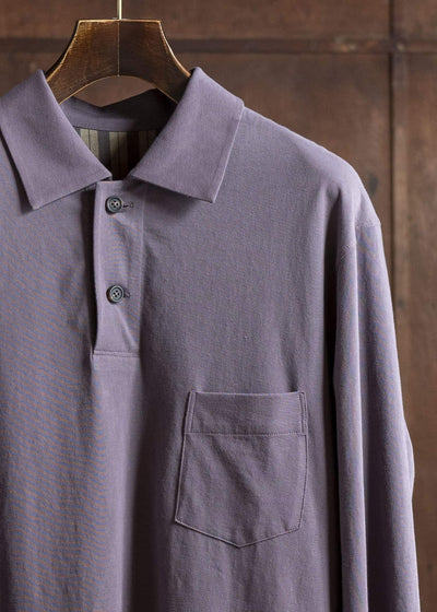 ZIGGY CHEN 0M2510201 Jersey Rugby Shirt LAVENDER X OLIVE