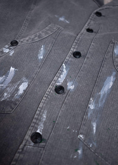 Professor.E Work Coat Gray 24FW-PE-LC-01