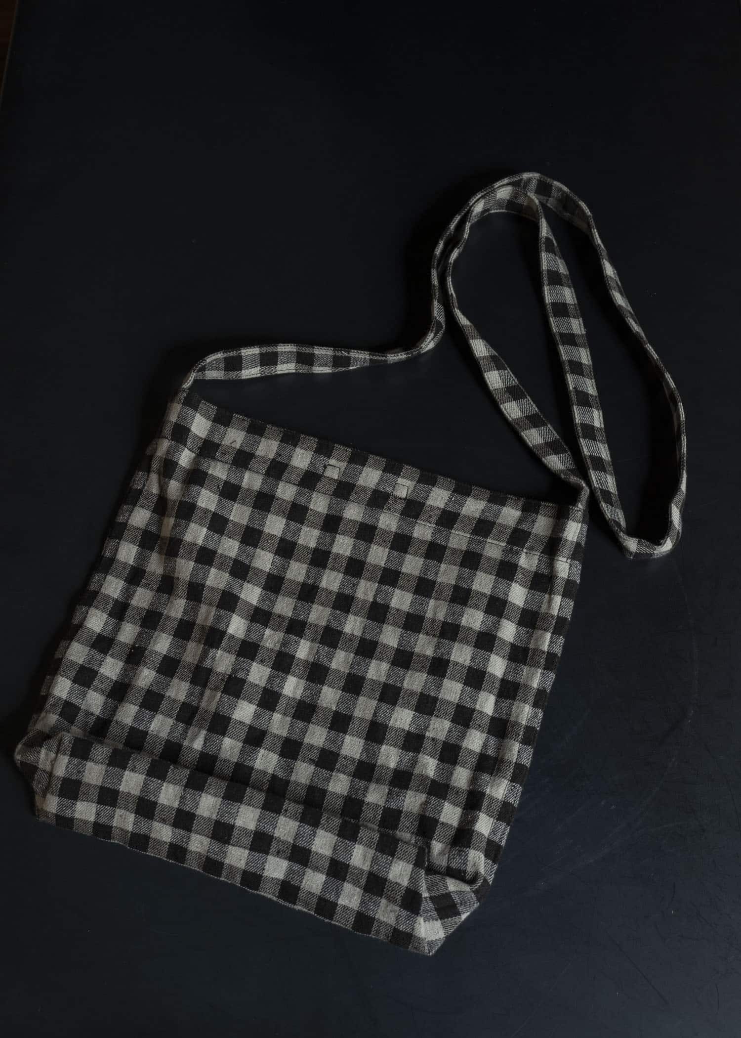 YOKO SAKAMOTO YS-26SS-BAG-LCS-M-GINGHAM Researcher Bag-Medium GINGHAM