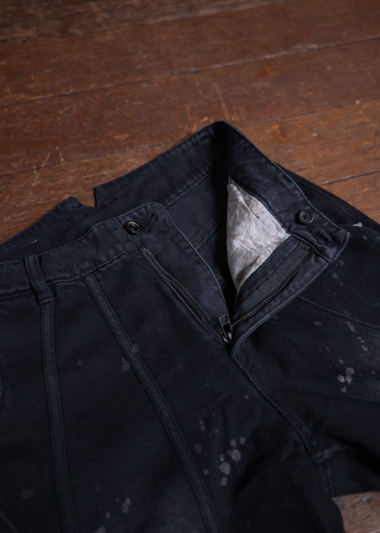 Professor.E Tainted Denim Black 24FW-PE-TRL-04