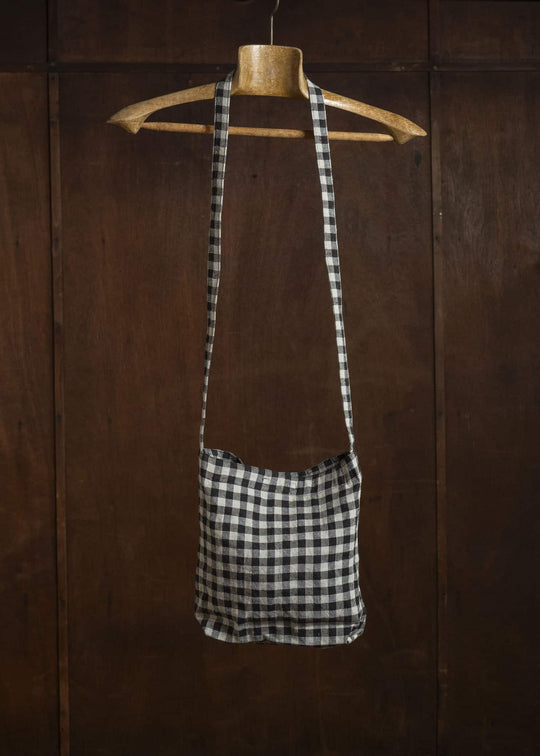 YOKO SAKAMOTO YS-26SS-BAG-LCS-M-GINGHAM Researcher Bag-Medium GINGHAM