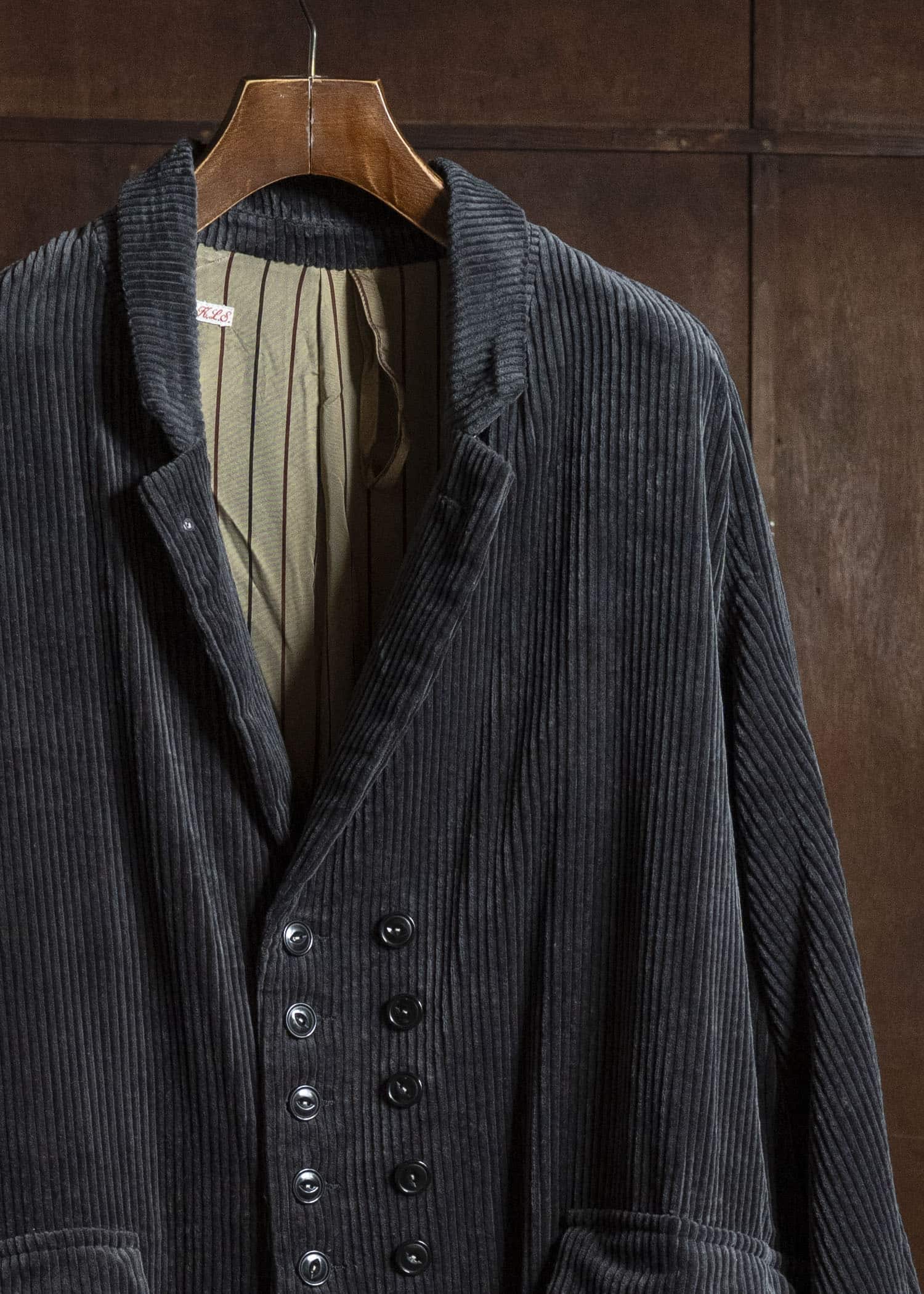 KLASICA 26F-WCT-D78 DOMA -cd Unconstructed Double Breastd Coat Iron