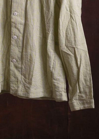 unkruid atelier shirt green garden shijira-ori