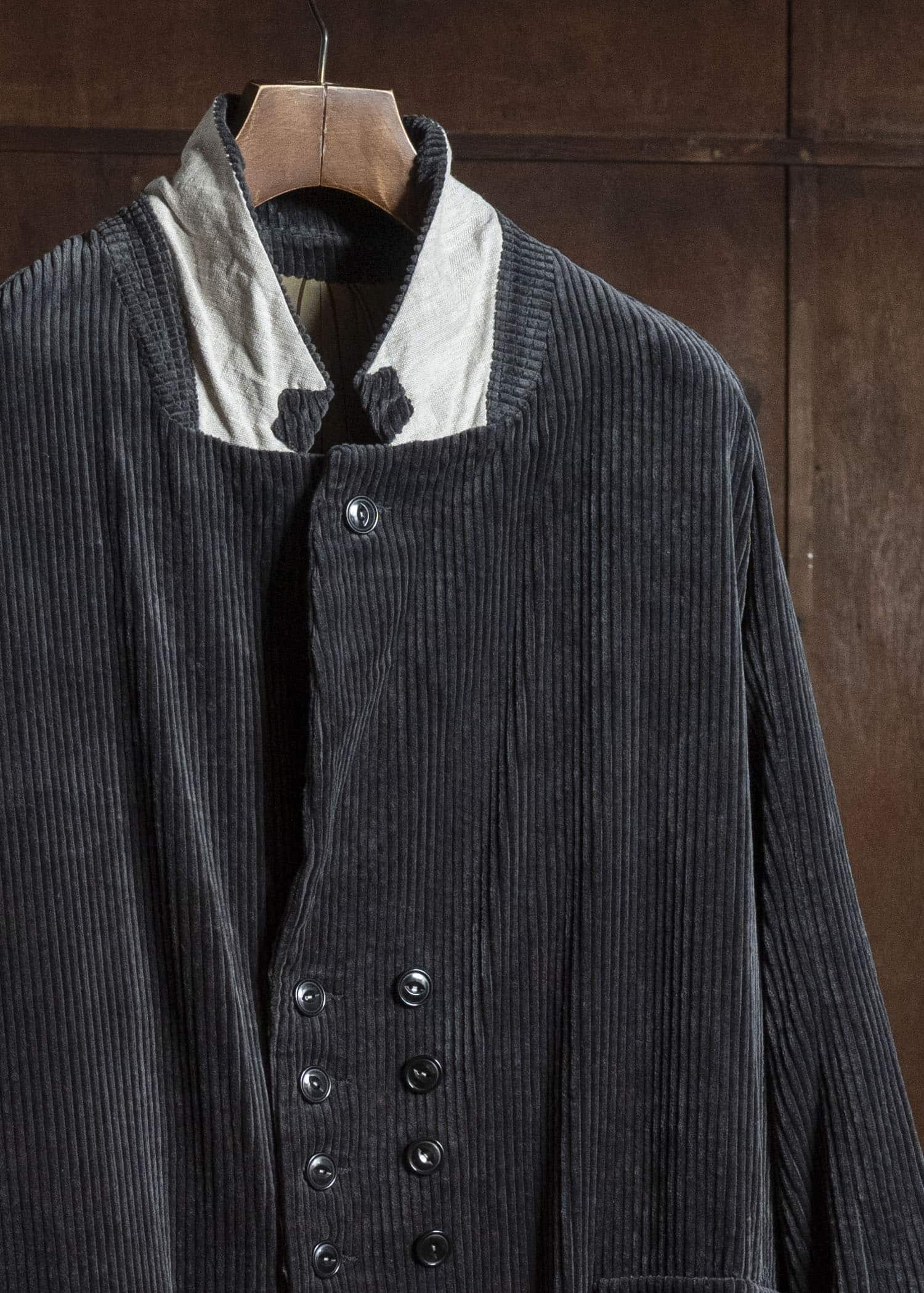 KLASICA 26F-WCT-D78 DOMA -cd Unconstructed Double Breastd Coat Iron