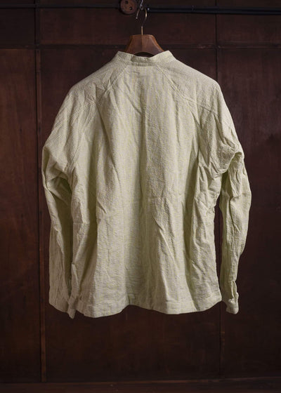 unkruid atelier shirt green garden shijira-ori