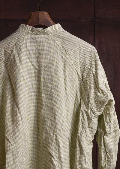 unkruid atelier shirt green garden shijira-ori