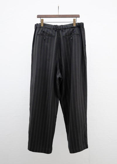 YOKO SAKAMOTO CUPRO BAGGY TROUSERS / OLIVE