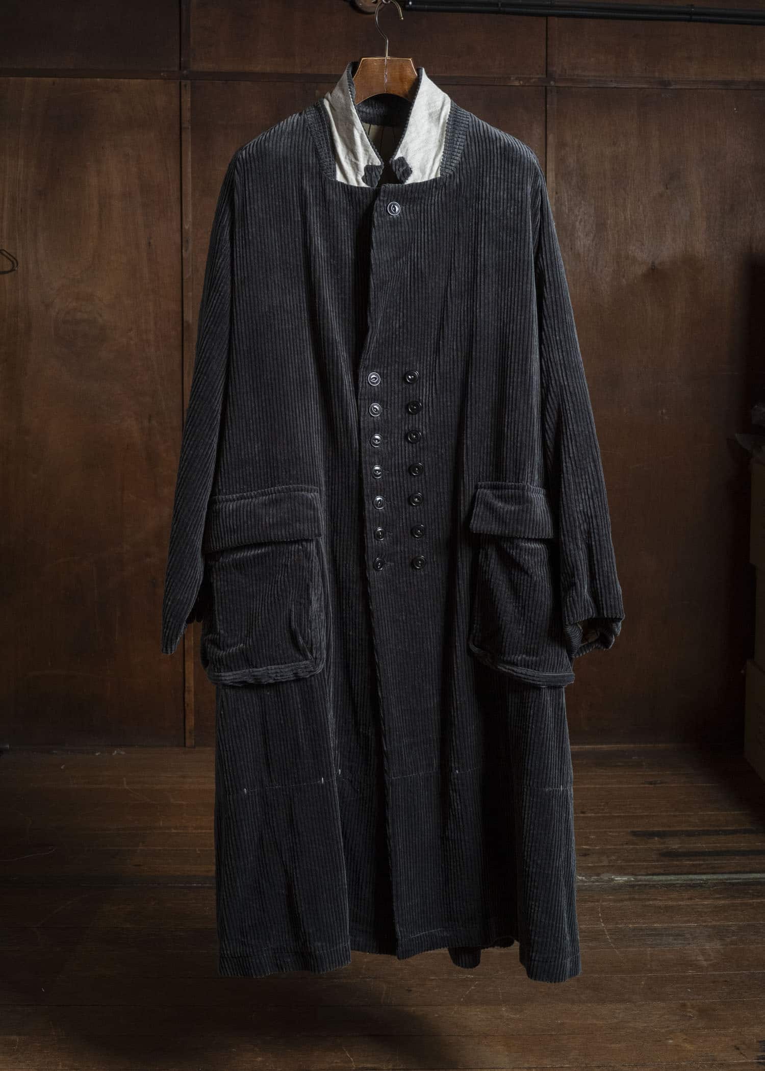 KLASICA 26F-WCT-D78 DOMA -cd Unconstructed Double Breastd Coat Iron