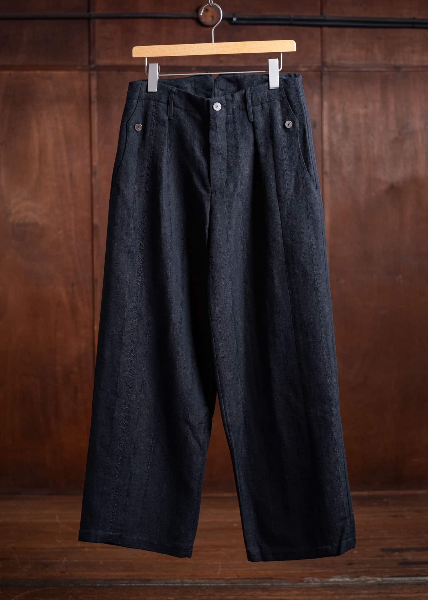 Professor.E Forgotten Materials - E Pants Black 24FW-FM-TRL-01