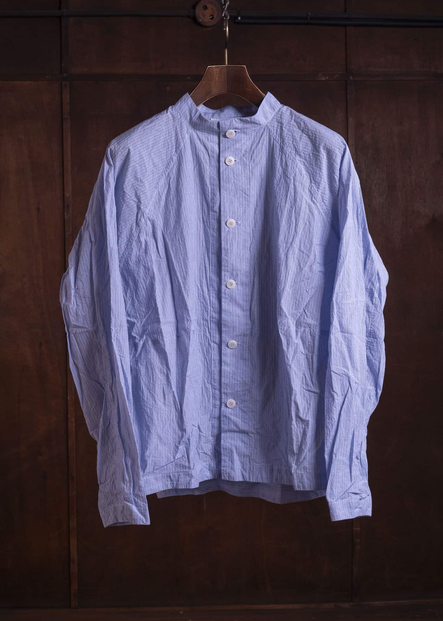 unkruid atelier shirt light blue fine cordlane
