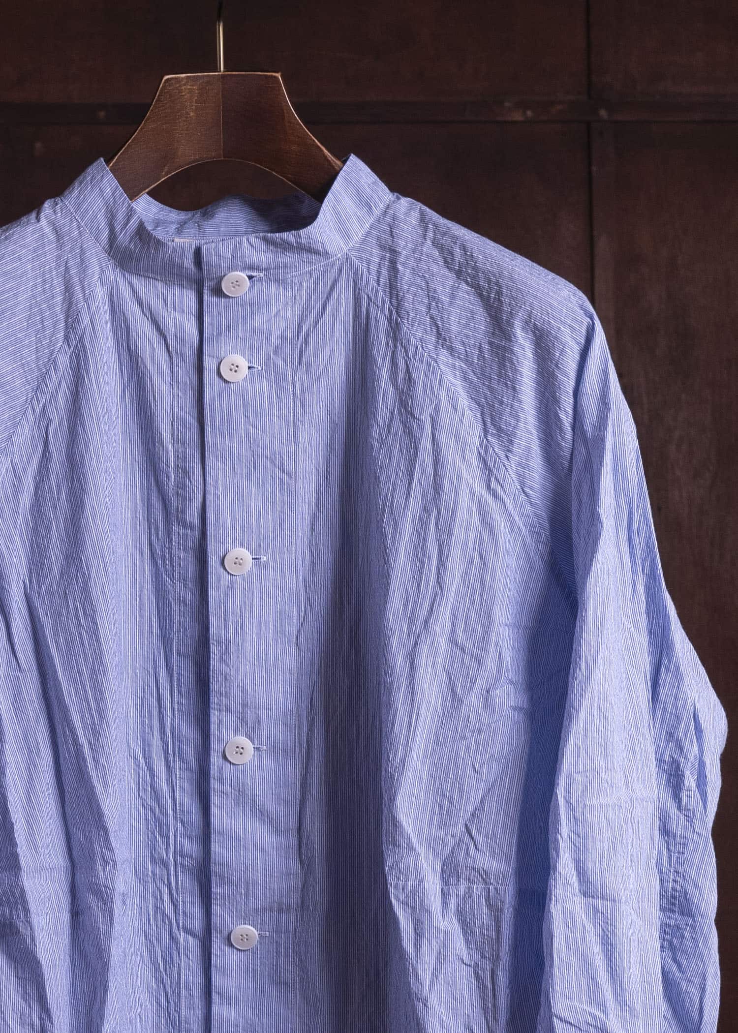 unkruid atelier shirt light blue fine cordlane