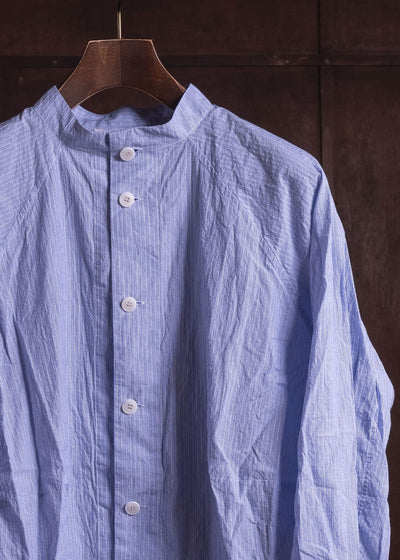 unkruid atelier shirt light blue fine cordlane