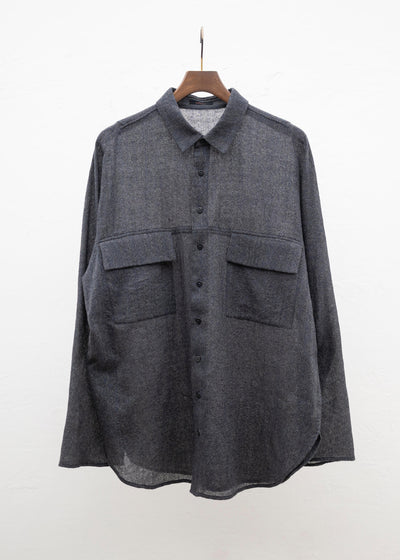 Jurgen Lehl Lightweight Wool Striped Shirt