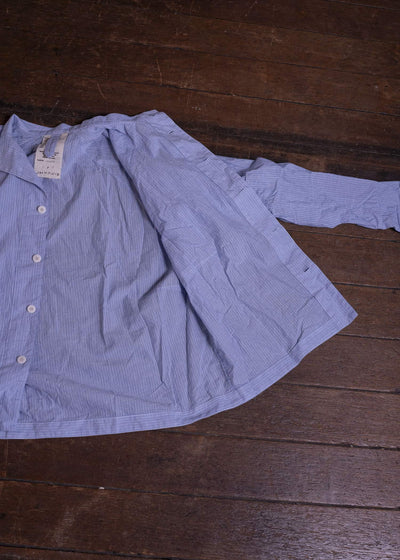 unkruid atelier shirt light blue fine cordlane