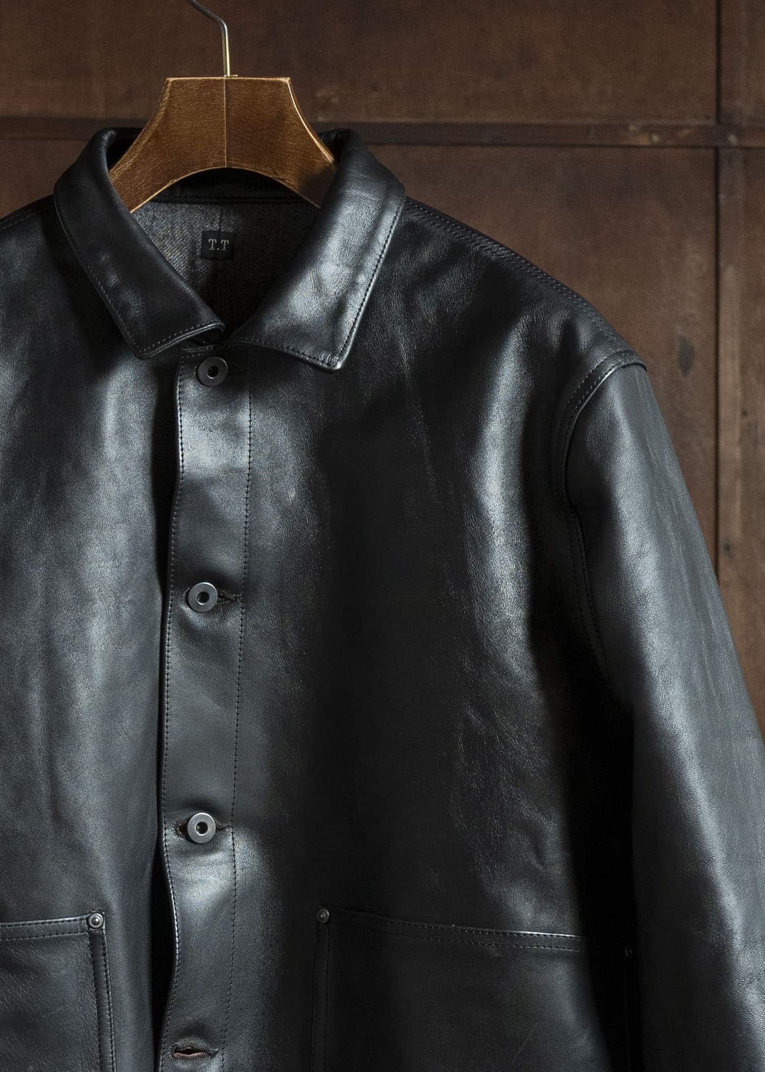 Taiga Takahashi Lot.804 Leather Jacket C.1930’s BLACK