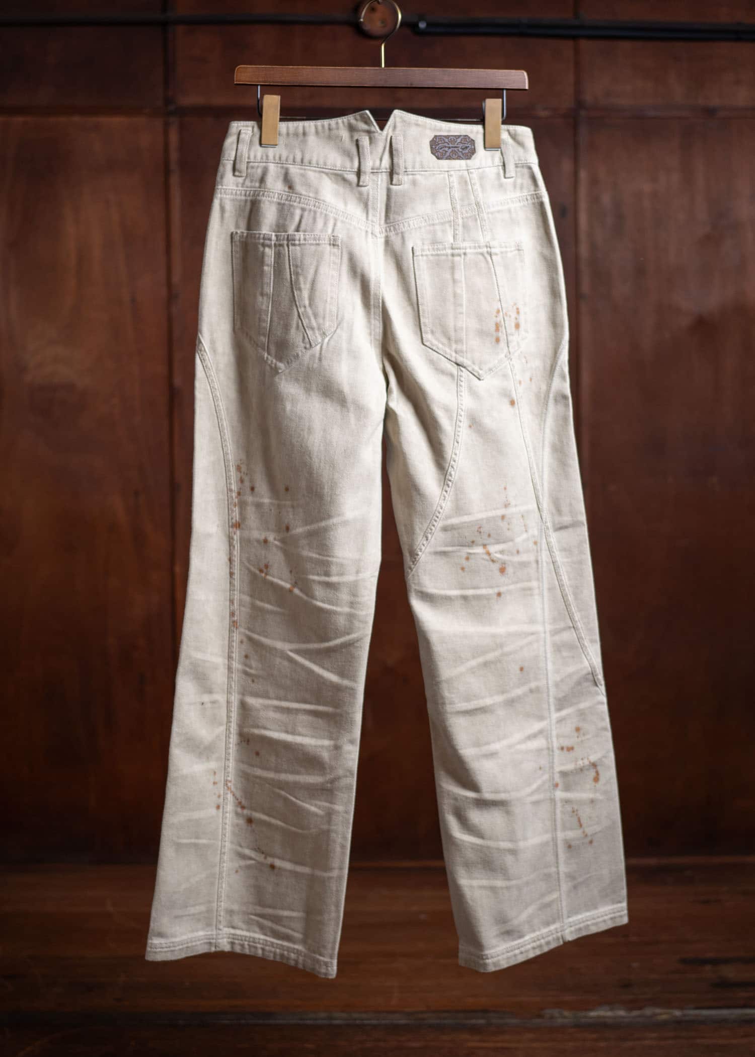 Professor.E Tainted Denim Beige 24FW-PE-TRL-04