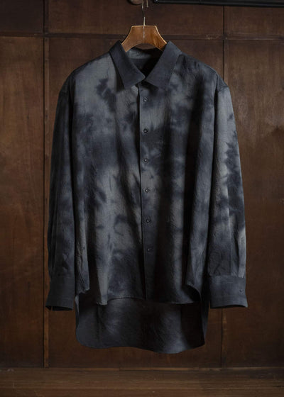 KLASICA 26F-SH53-E86 SH-053 -mu Plain Big Shirts Gray