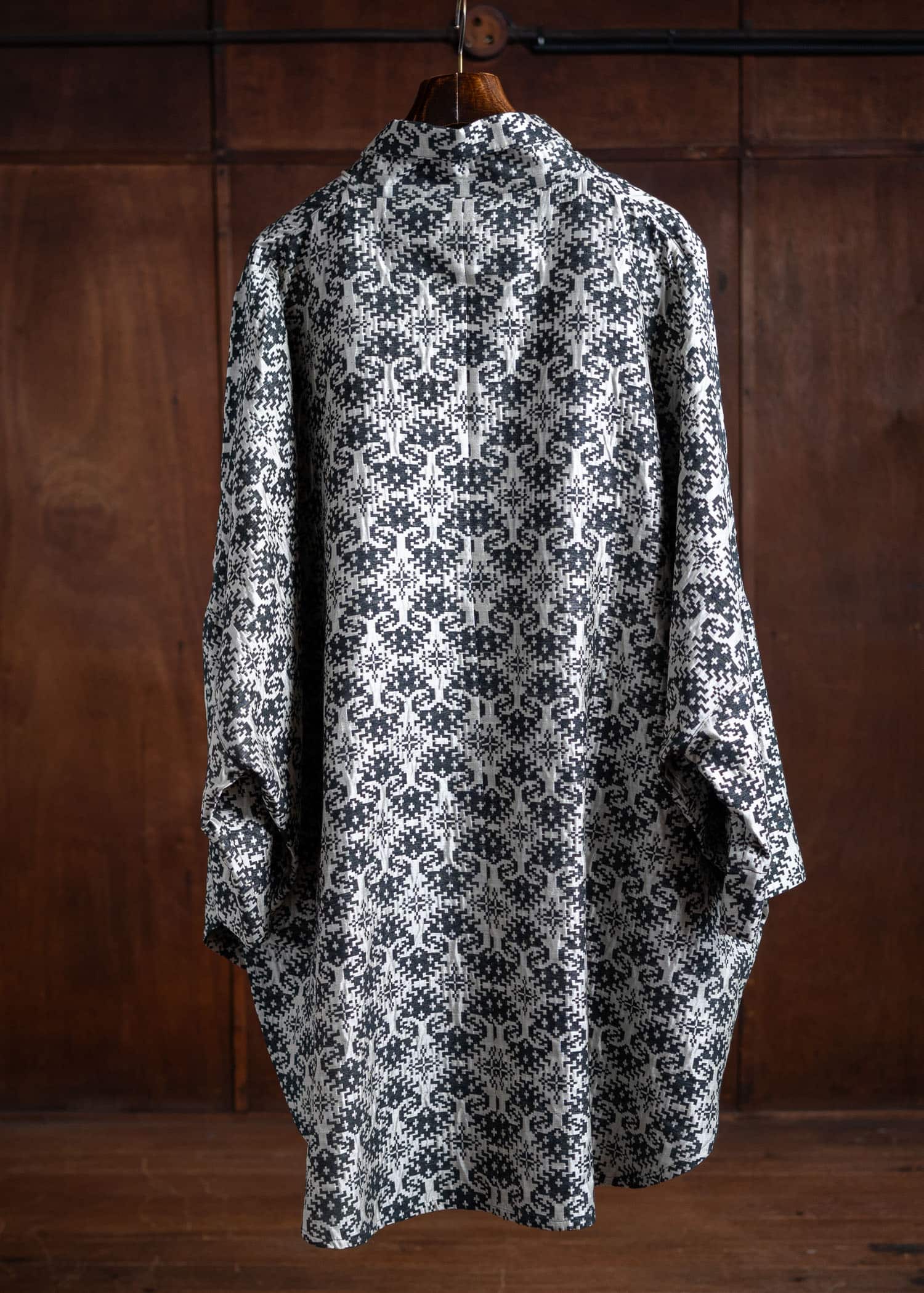 yantor India Embroidery Kimono Coat