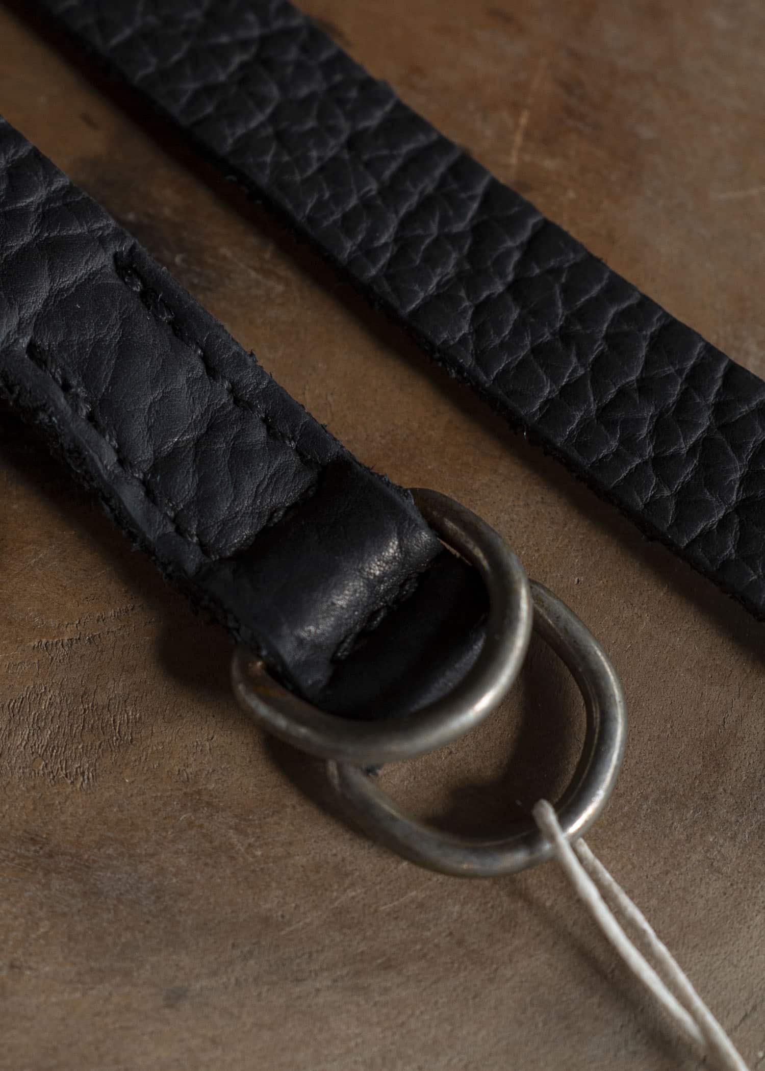 GUIDI BLT0-BLKT LEATHER BELT BLKT